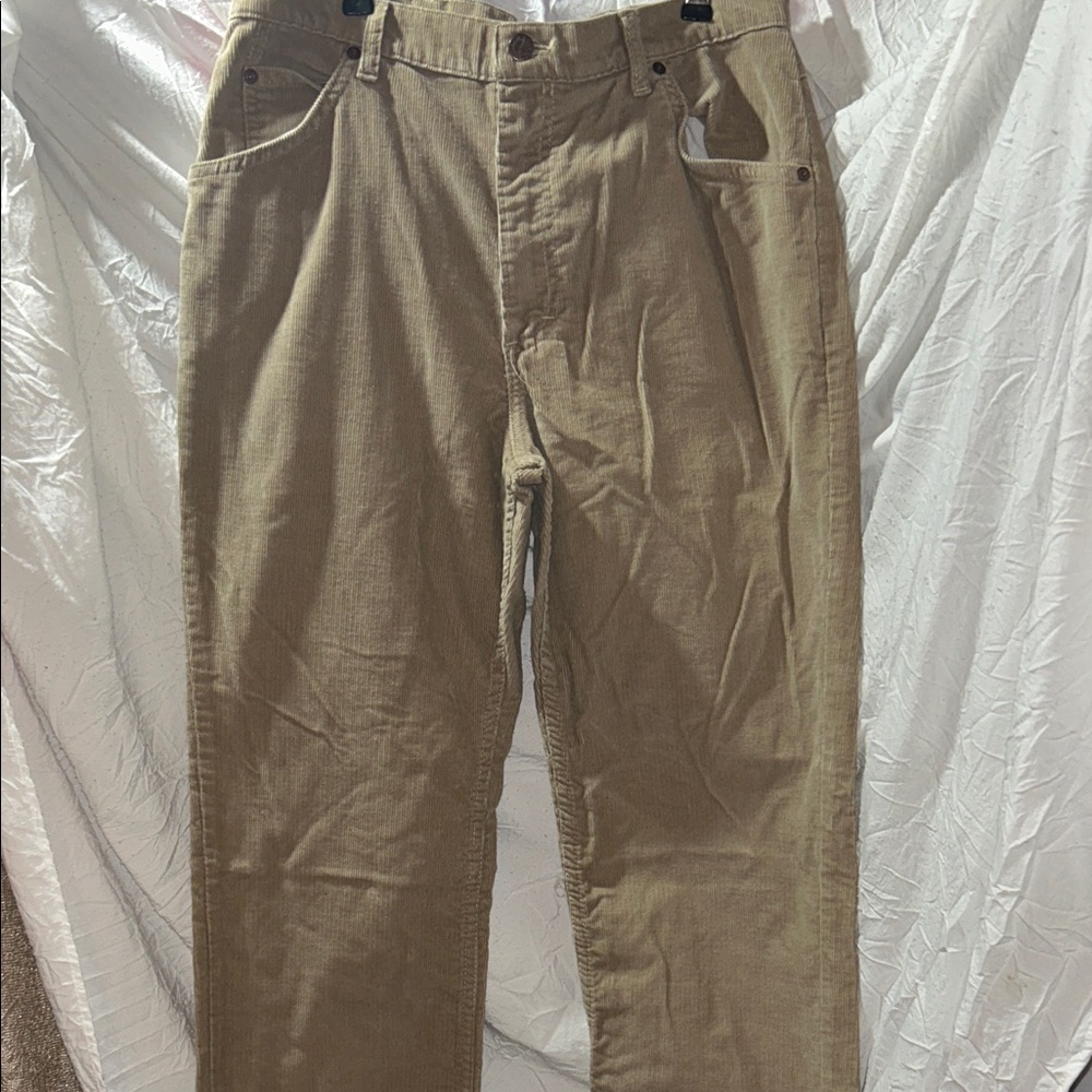Men's Classic Corduroy Pants in Tan 34x 30